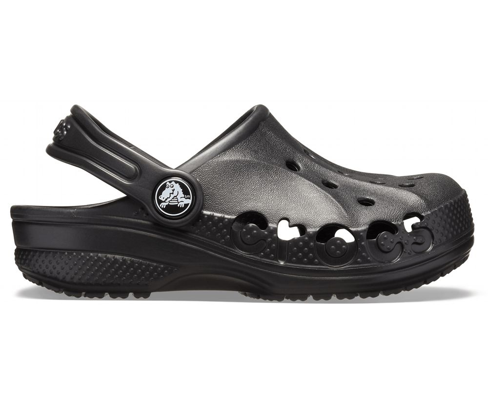 Crocs Baya Træsko Drenge Sort | 491-AQXVWF