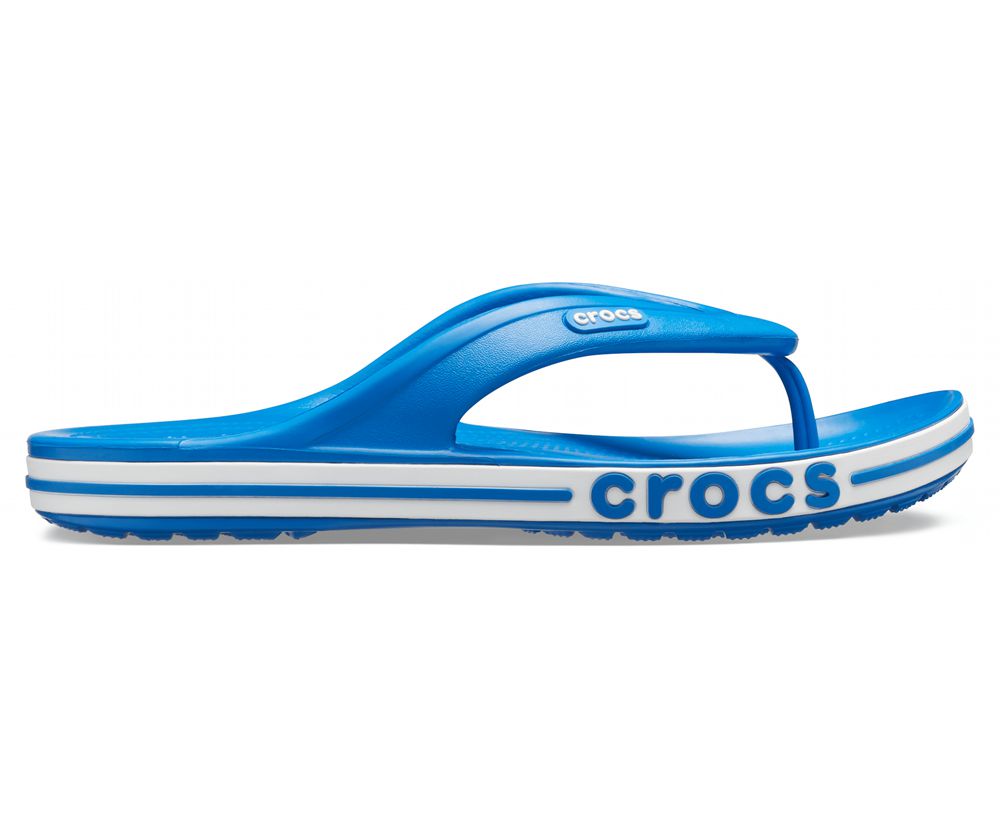 Crocs Bayaband Flip Sandaler Dame Blå | 729-RXDEWJ