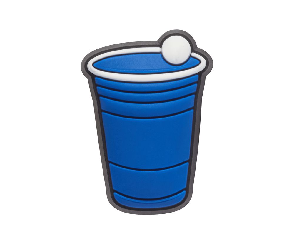 Crocs Beer Pong Jibbitz Dame Blå | 162-EJCVBM