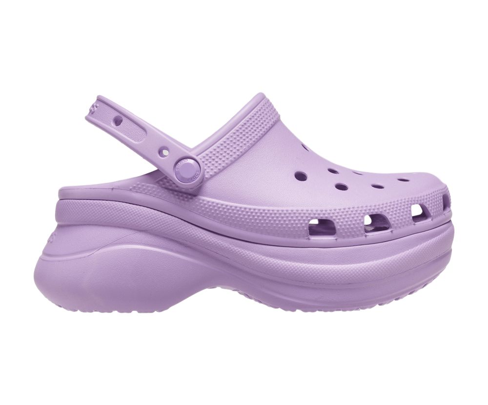 Crocs Classic Bae Platform Træsko Dame Lilla | 542-WNYKTS