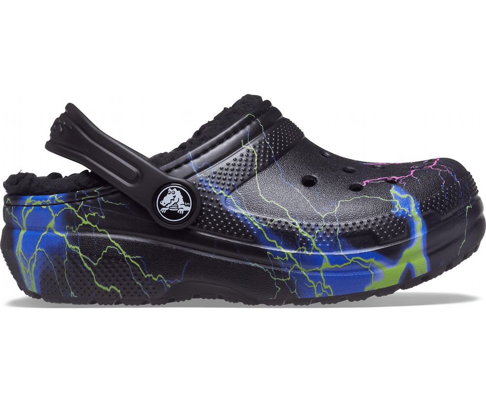 Crocs Classic Forede Out Of This World Træsko Drenge Sort | 486-NUQACE