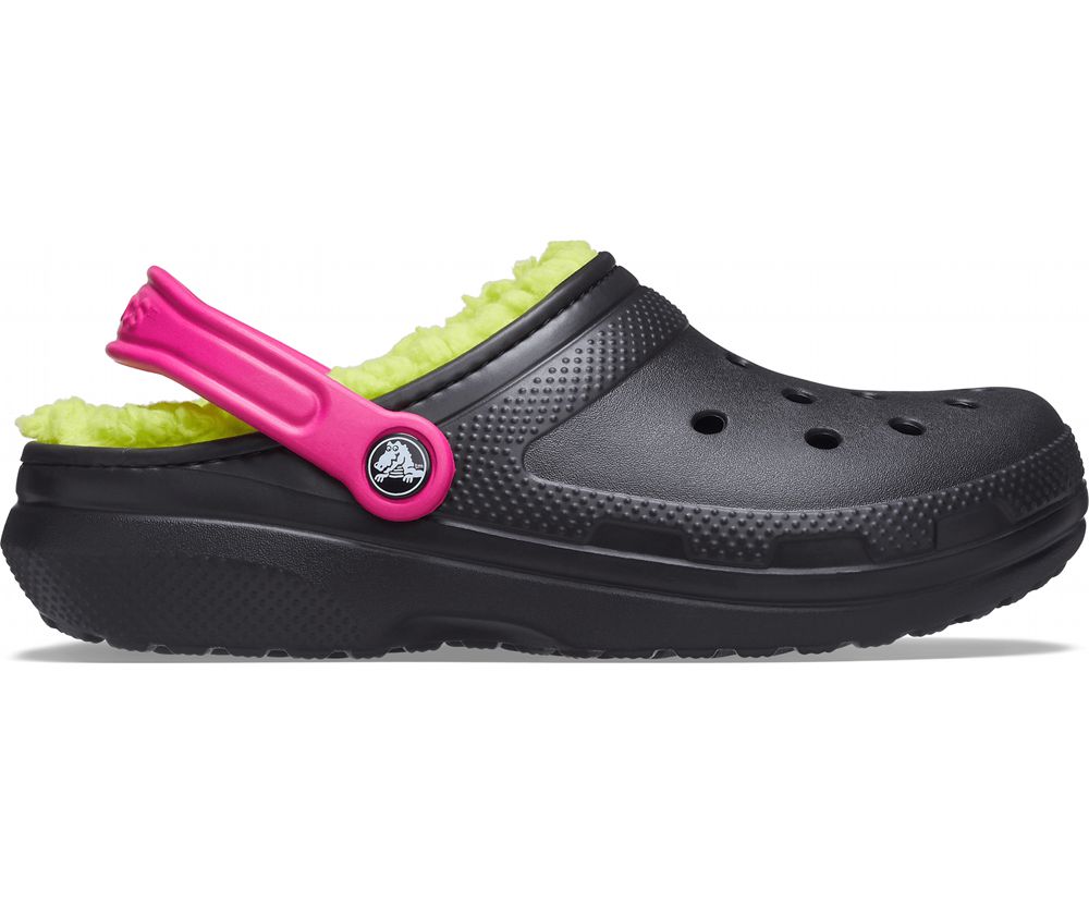 Crocs Classic Forede Pop Páskové Træsko Dame Sort | 024-UHRZIW