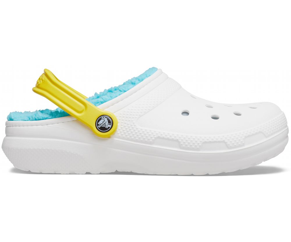 Crocs Classic Forede Pop Páskové Træsko Dame Hvide | 943-MHWZAO