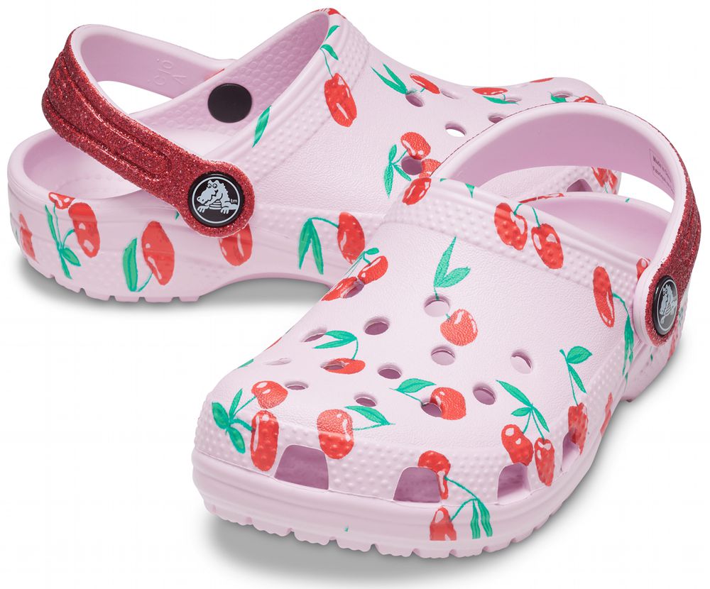 Crocs Classic Mad Print Træsko Drenge Lyserød | 934-GZWXMV