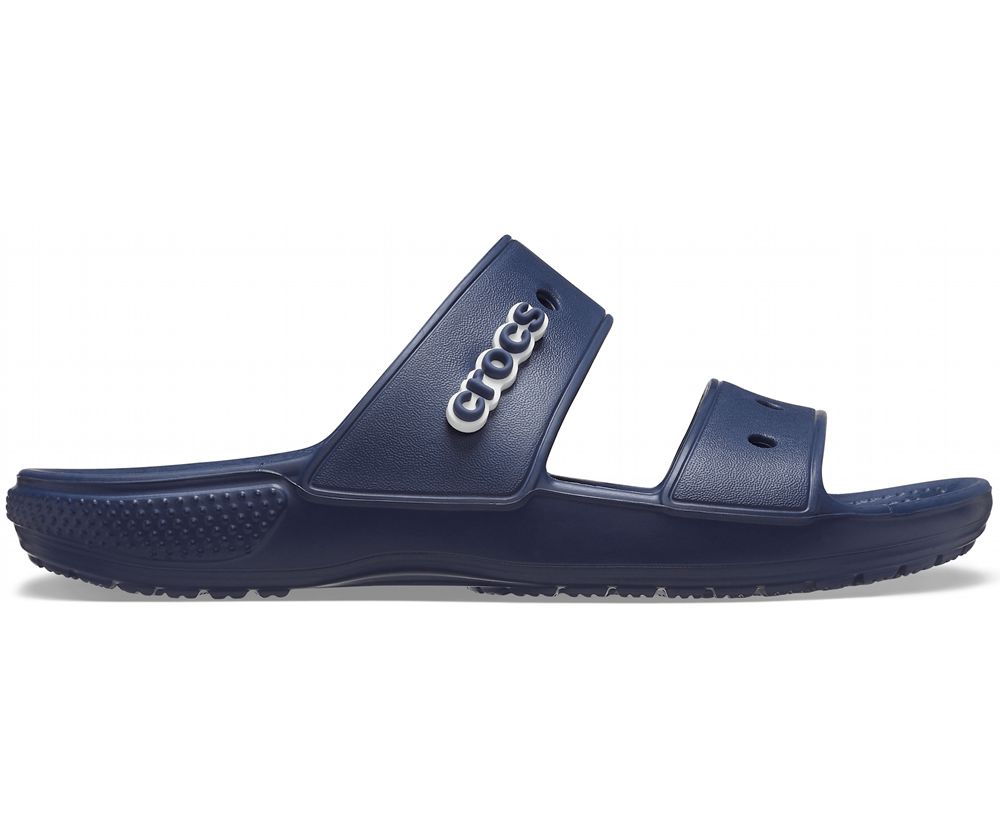 Crocs Classic Sandaler Dame Mørkeblå | 485-QGHIUF