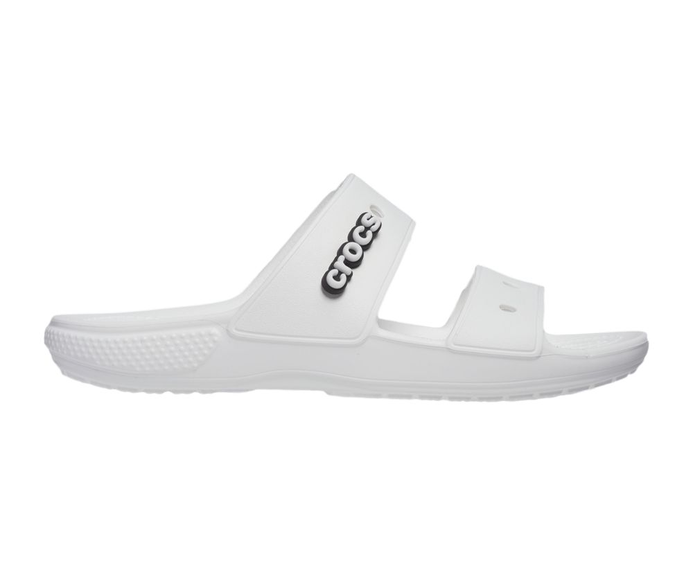 Crocs Classic Sandaler Herre Hvide | 576-QUMFDS