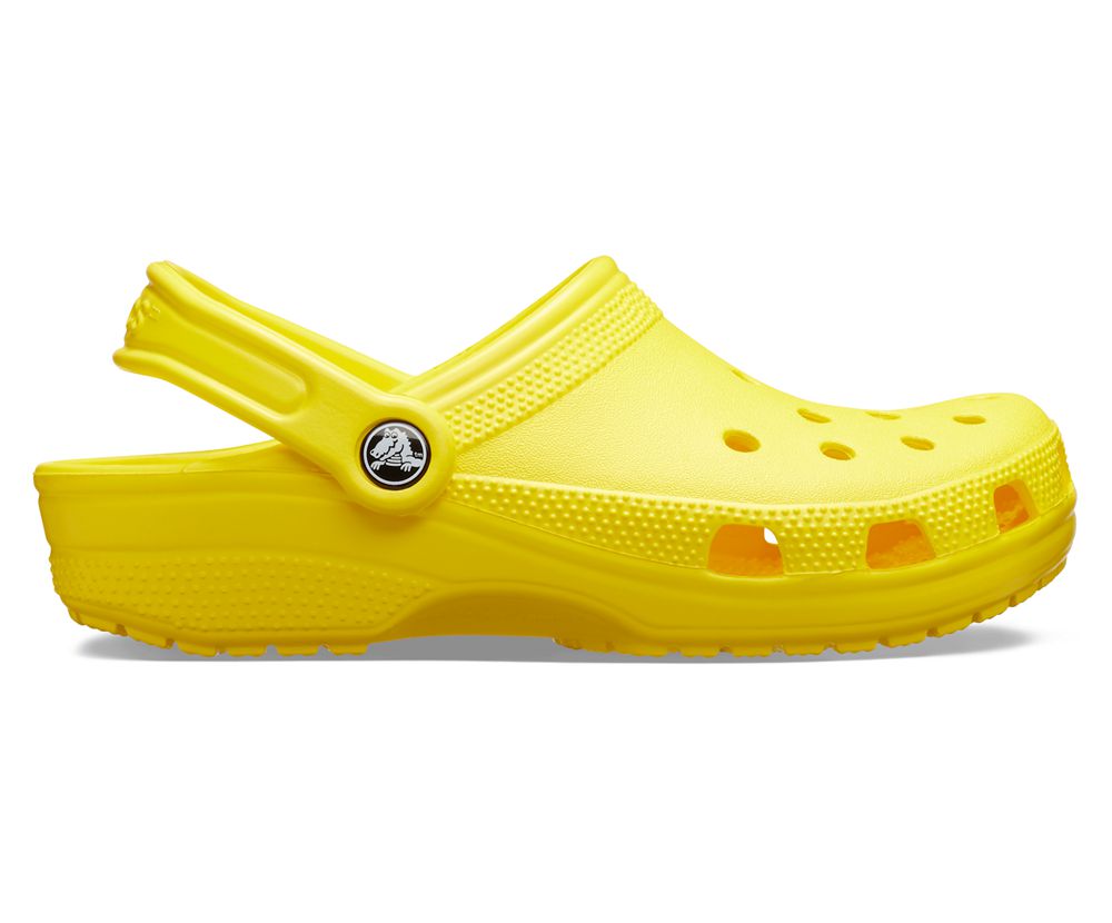 Crocs Classic Træsko Dame Gul | 054-KTBISX