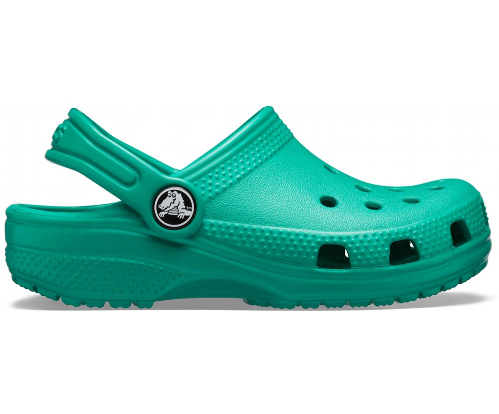 Crocs Classic Træsko Drenge Grøn | 563-SDCZRK