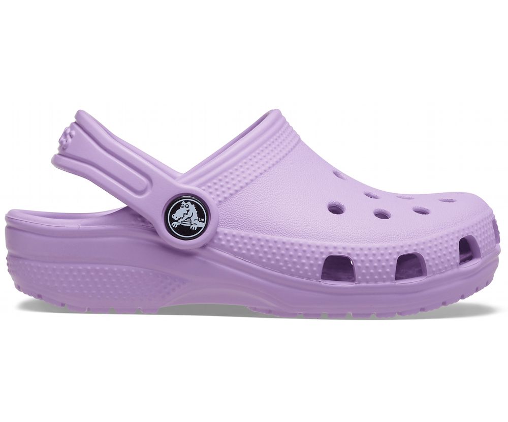 Crocs Classic Træsko Pige Lilla | 805-IDWEZK