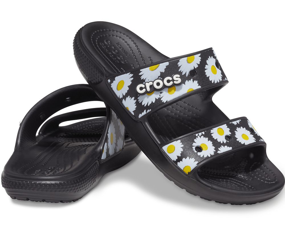 Crocs Classic Vacay Vibes Sandaler Herre Sort | 863-MTONRY