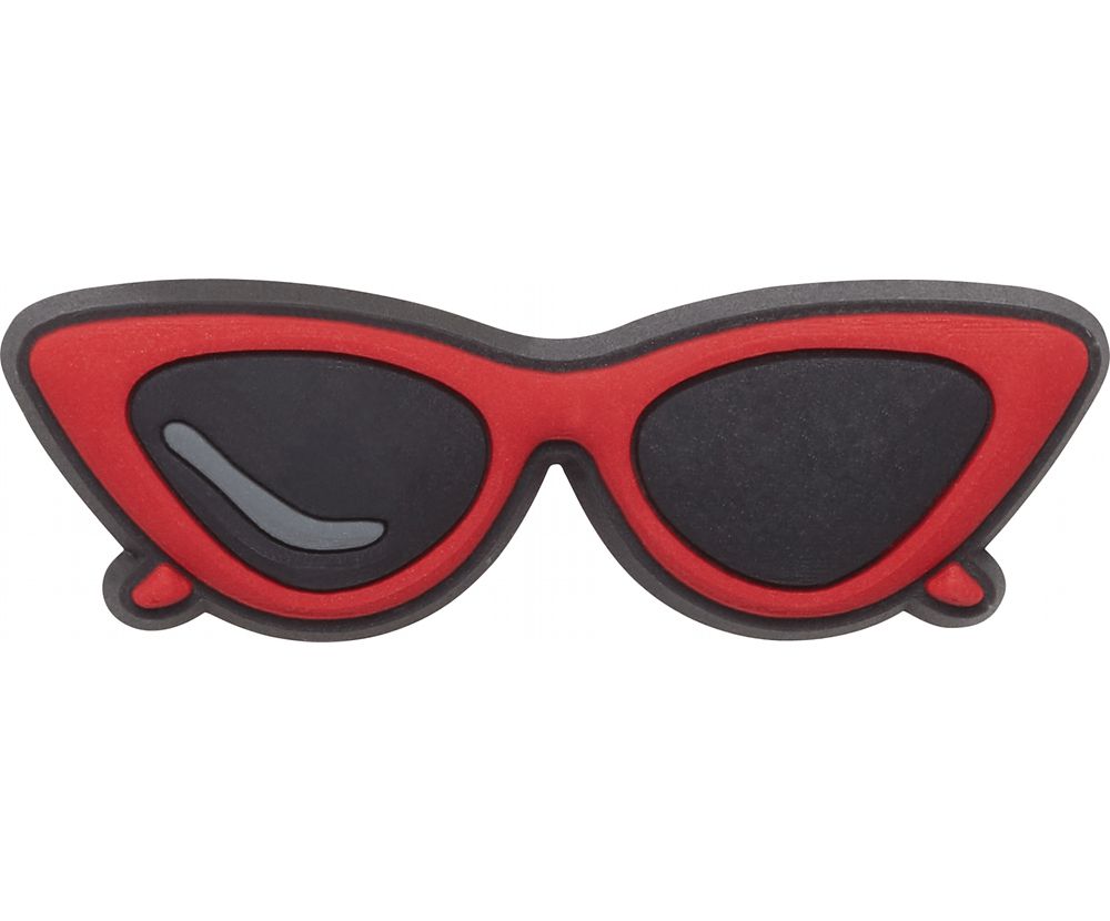 Crocs Clout Glasses Jibbitz Dame Sort | 123-VAKDZT