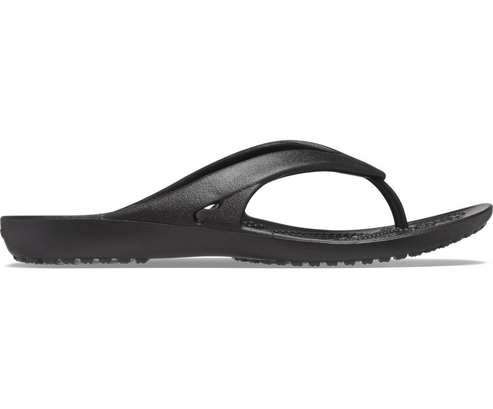 Crocs Kadee Ii Flip Sandaler Dame Sort | 426-MFCSAW