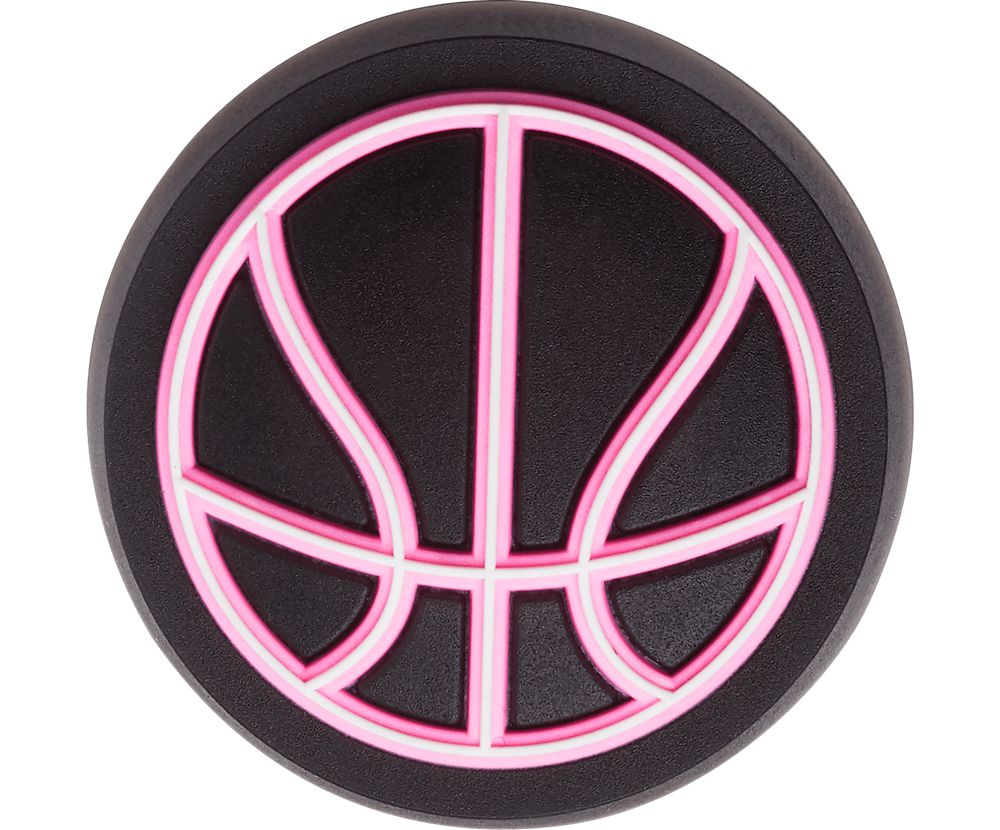 Crocs Led Basketball Jibbitz Dame Lyserød | 941-LDXCBA