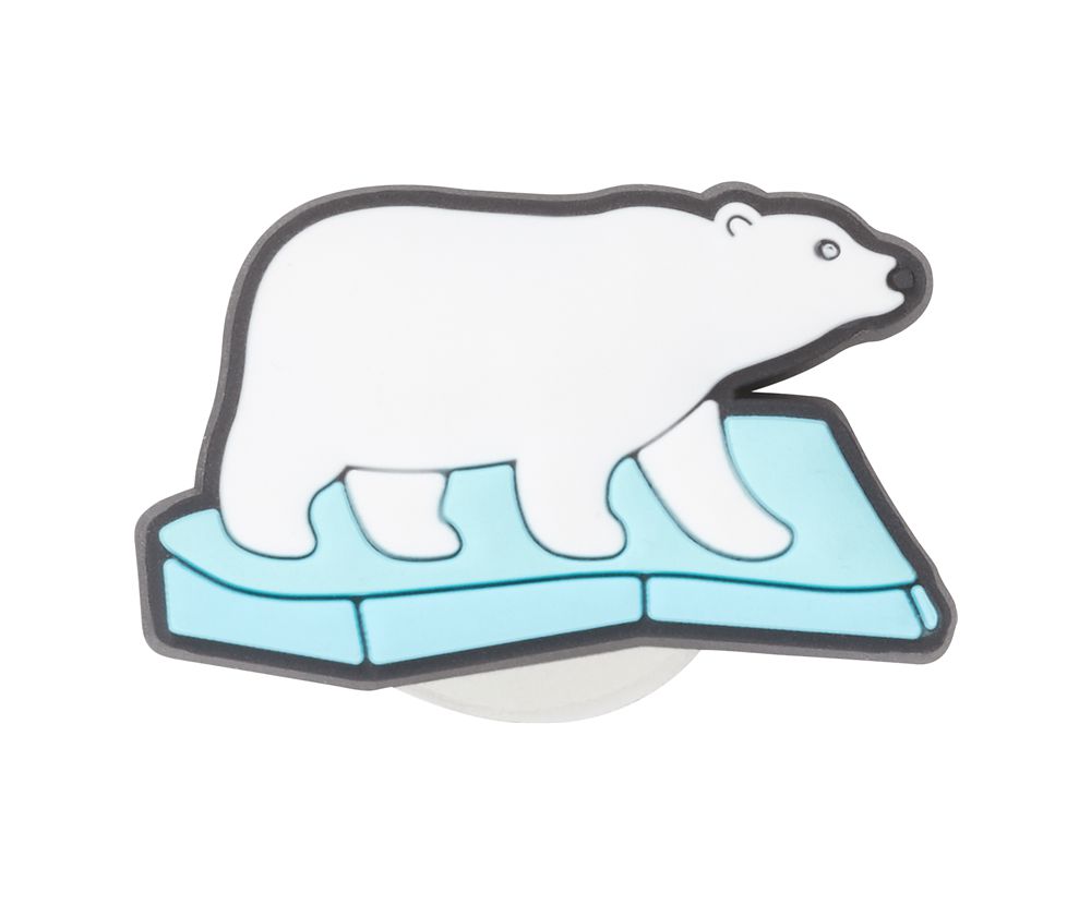 Crocs Polar Bear Jibbitz Dame Hvide | 135-IRPWUH