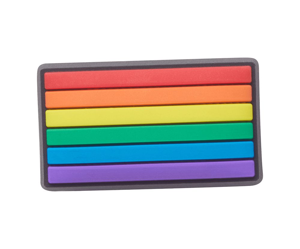 Crocs Rainbow Flag Jibbitz Dame Flerfarvede | 739-KBMWRC