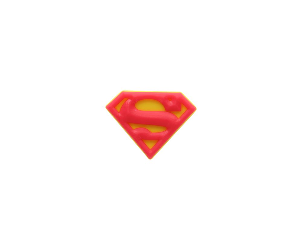 Crocs Superman Logo Jibbitz Dame Rød | 087-BTPYDV