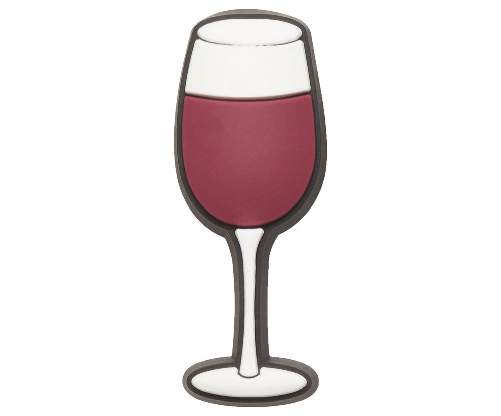 Crocs Wine Glass Jibbitz Dame Rød | 341-IKJQRD