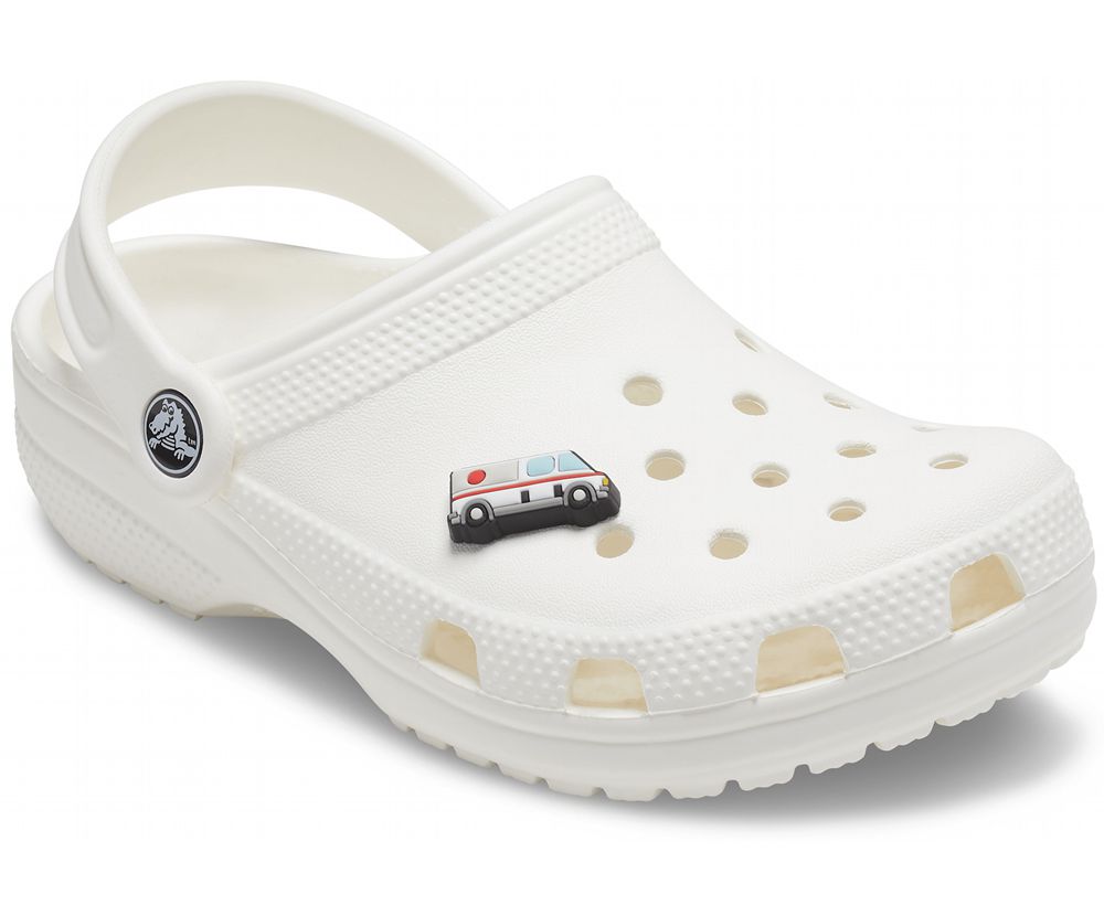 Crocs Ambulance Jibbitz Dame Hvide | 768-WLTFCG