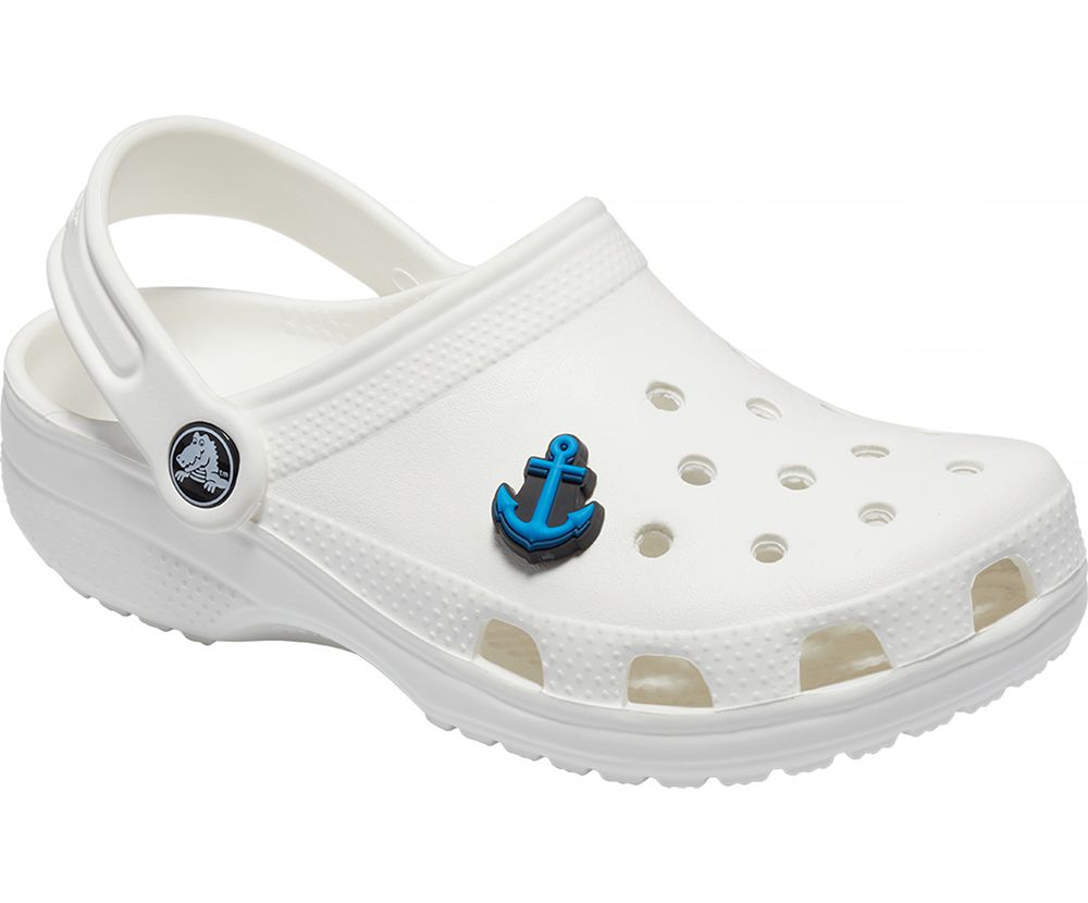 Crocs Anchor Jibbitz Dame Blå | 670-BZFVTE