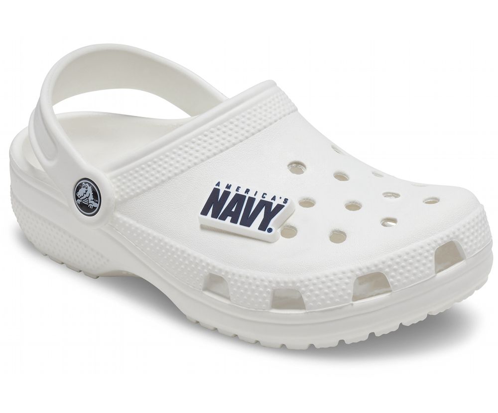 Crocs Armed Forces Navy Jibbitz Dame Mørkeblå | 654-GWANLO