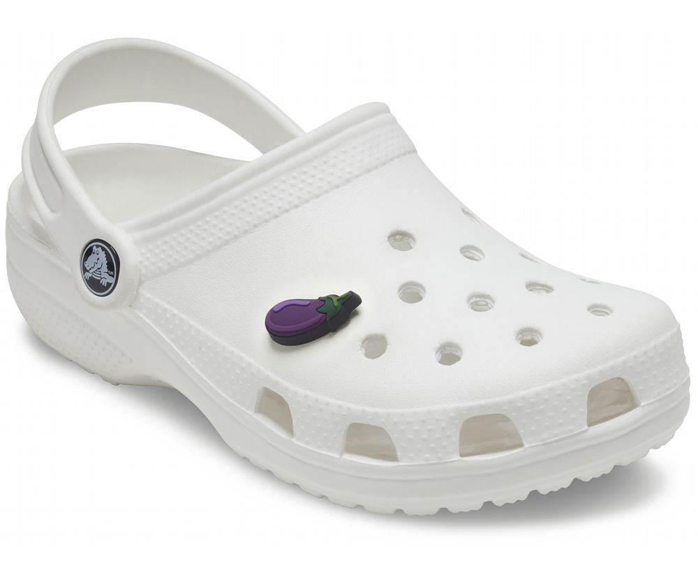 Crocs Aubergine Jibbitz Dame Lilla | 165-JCNSAY