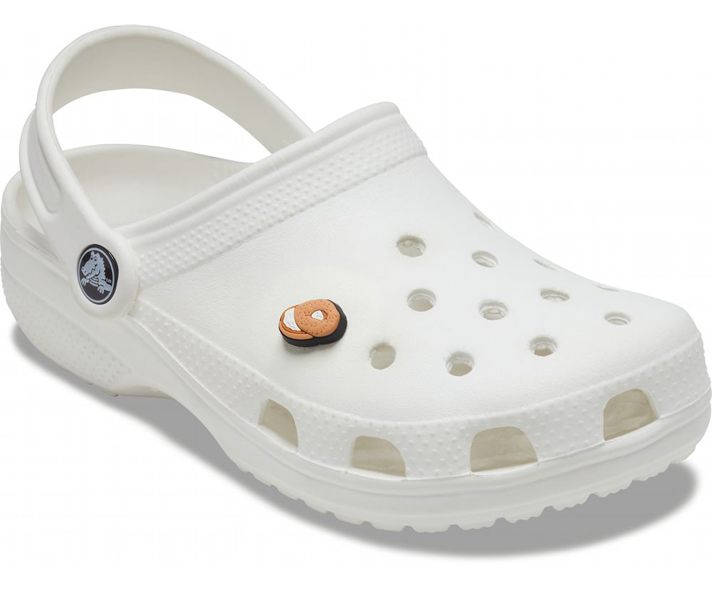 Crocs Bagel Jibbitz Dame Orange | 534-VMIFQB