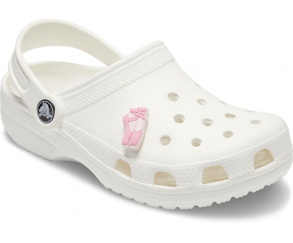 Crocs Ballet Shoes Jibbitz Dame Lyserød | 052-ULOCBI