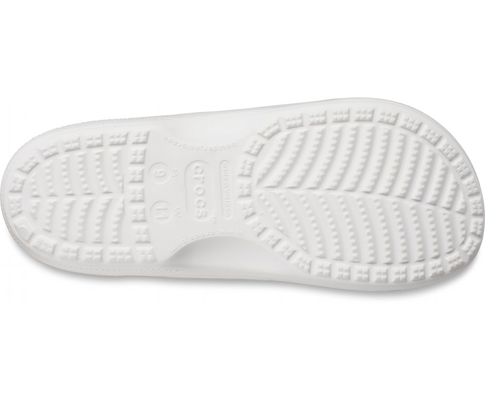 Crocs Baya Flip Sandaler Dame Hvide | 495-KQDRGE