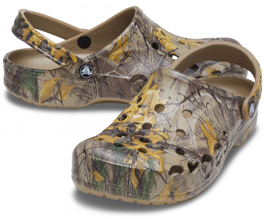 Crocs Baya Realtree Xtra® Træsko Dame Brune | 910-FETLDK