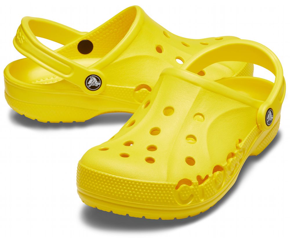 Crocs Baya Træsko Dame Gul | 589-YUOGKQ