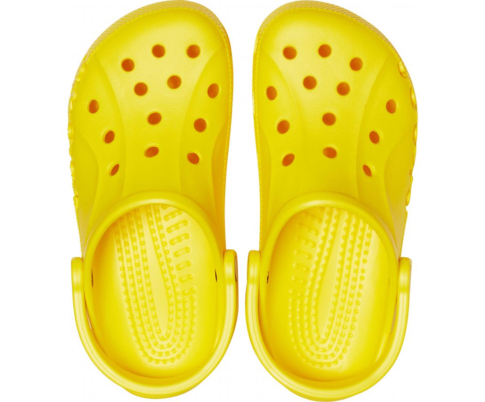 Crocs Baya Træsko Dame Gul | 589-YUOGKQ