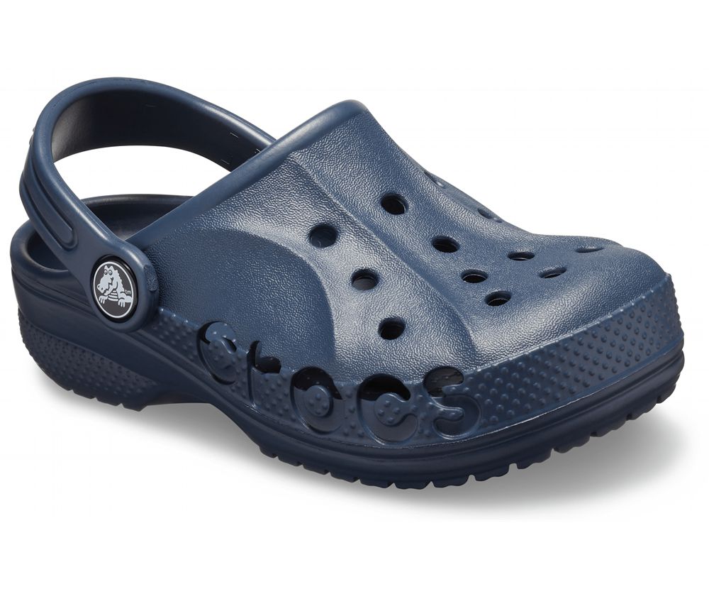 Crocs Baya Træsko Pige Mørkeblå | 560-BLCKUW