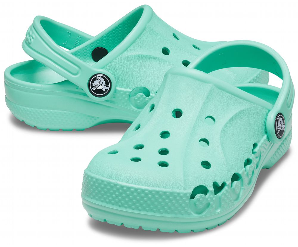 Crocs Baya Træsko Pige Turkis | 320-HFEOBA