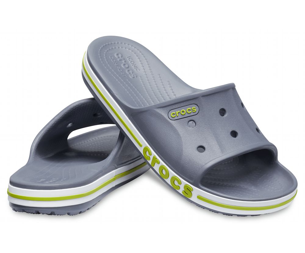 Crocs Bayaband Badesandaler Dame Grå | 571-ICYXUZ