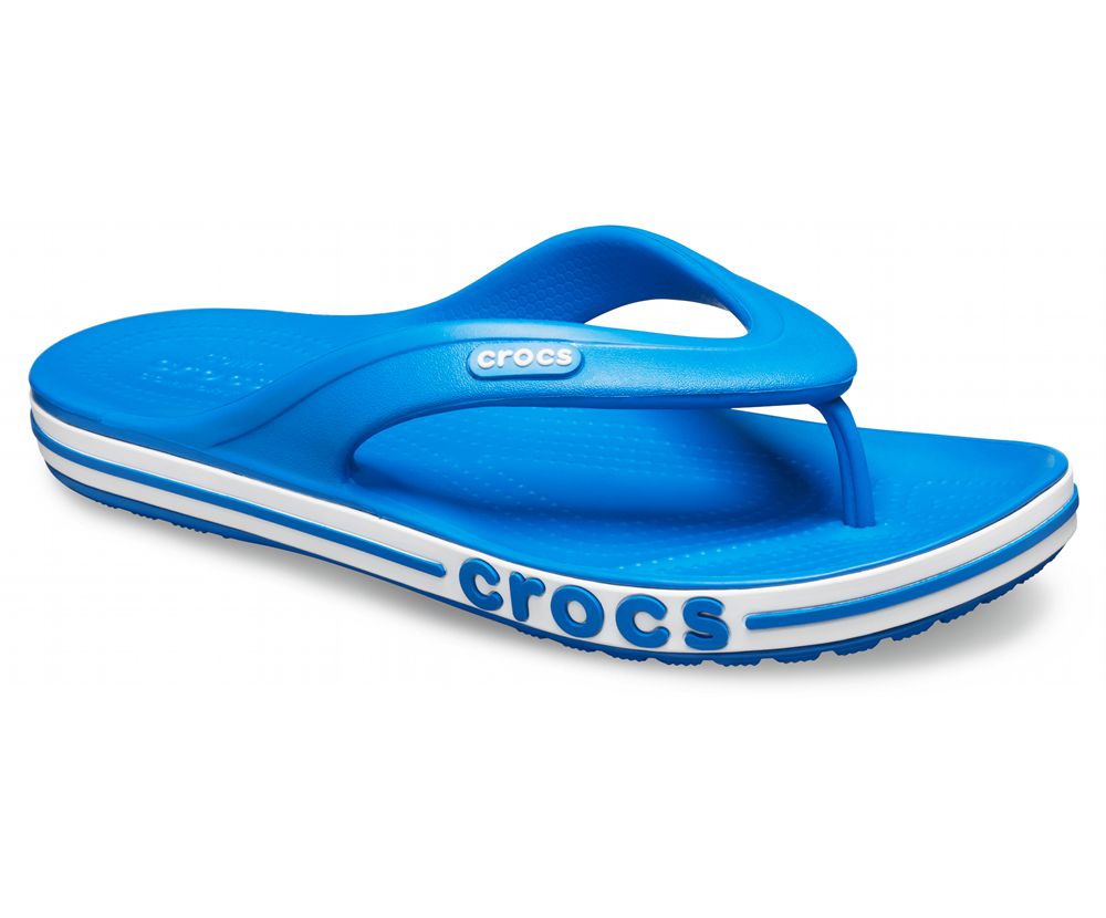 Crocs Bayaband Flip Sandaler Dame Blå | 729-RXDEWJ