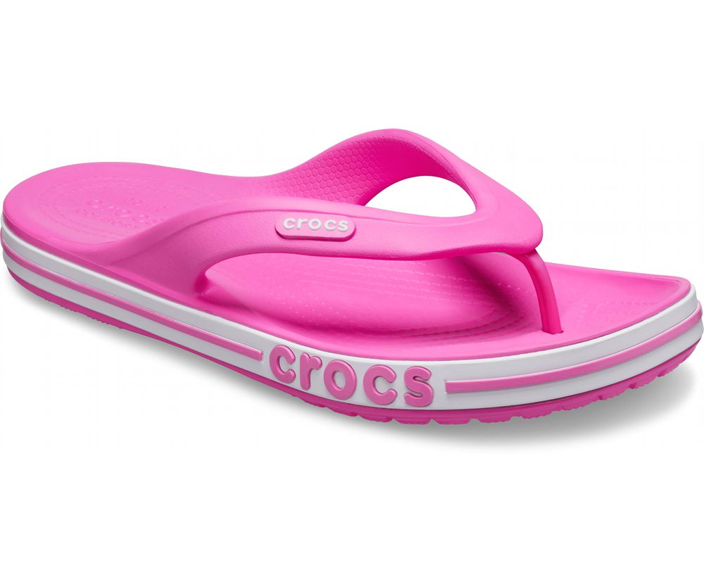 Crocs Bayaband Flip Sandaler Dame Lyserød | 627-CZDNST