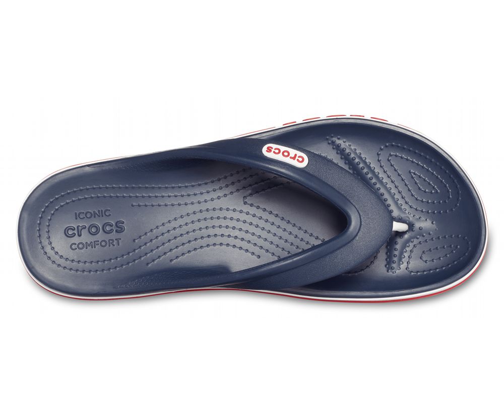 Crocs Bayaband Flip Sandaler Dame Mørkeblå | 053-EYNPTF