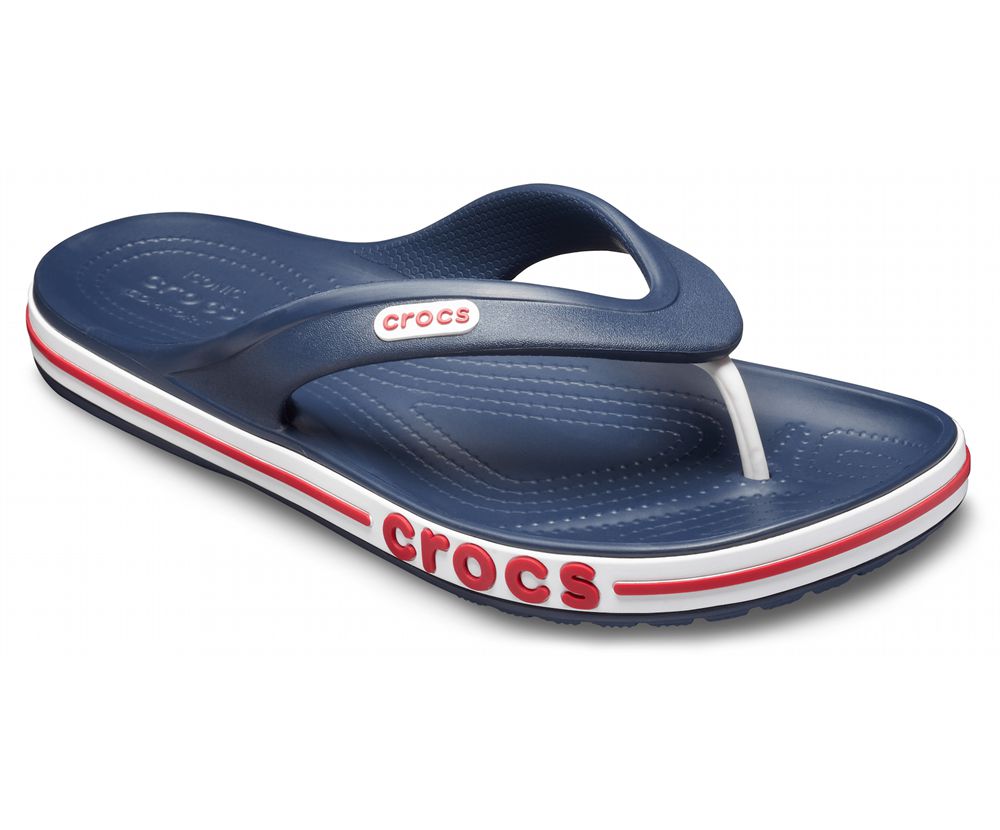 Crocs Bayaband Flip Sandaler Dame Mørkeblå | 053-EYNPTF