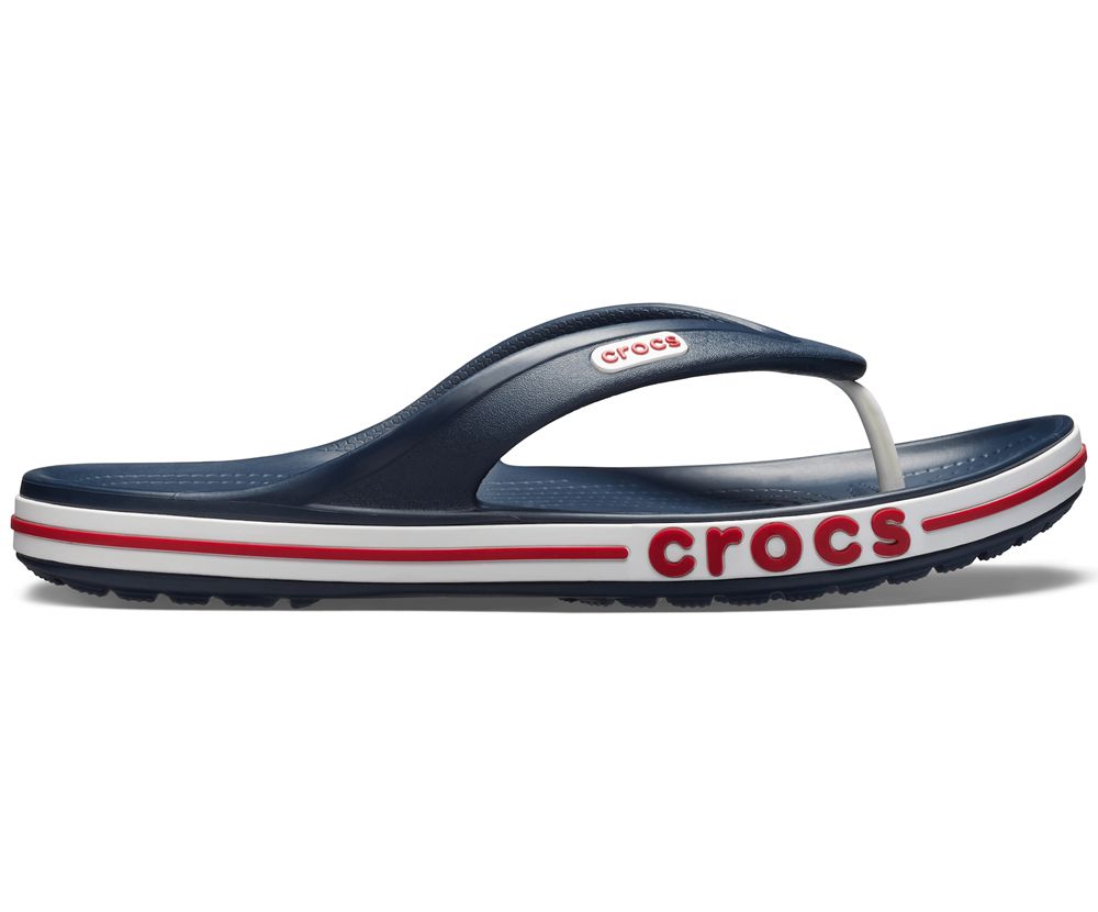 Crocs Bayaband Flip Sandaler Dame Mørkeblå | 053-EYNPTF