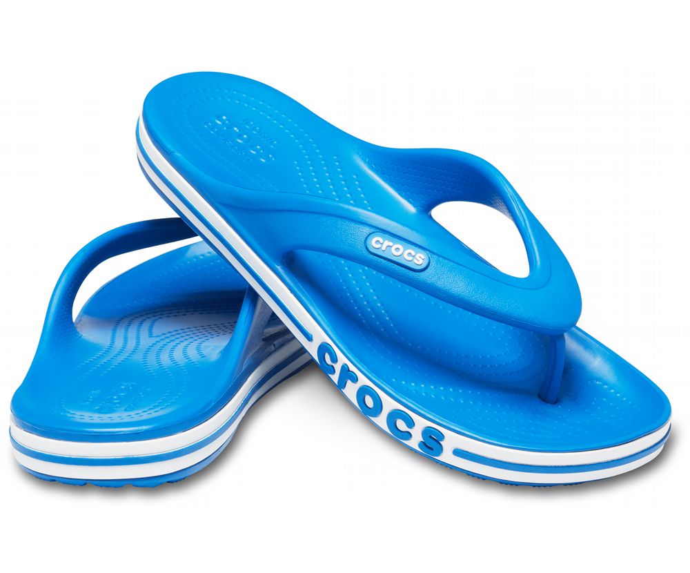 Crocs Bayaband Flip Sandaler Herre Blå | 243-GYZVOP