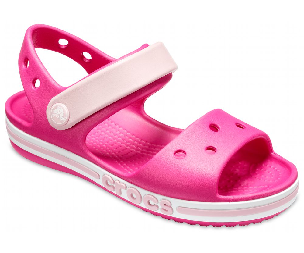 Crocs Bayaband Sandaler Drenge Lyserød | 820-DGVXIZ