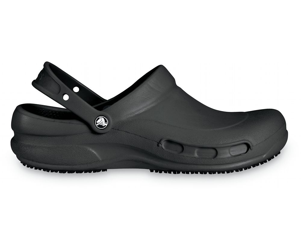 Crocs Bistro Træsko Dame Sort | 940-OIHCQA