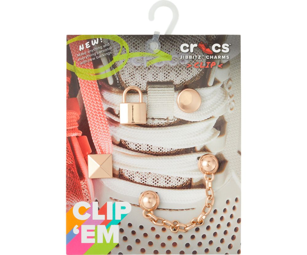 Crocs Blonder Shoelery Chain 5 Pack Jibbitz Dame Flerfarvede | 031-BGNSTR