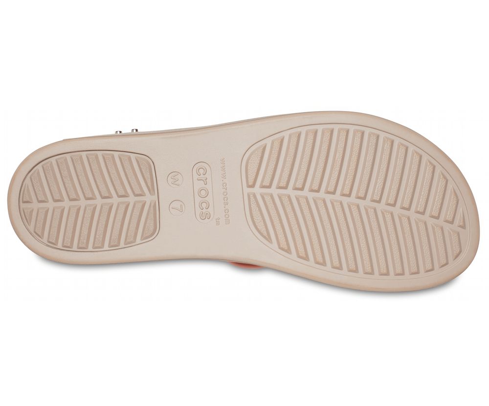 Crocs Brooklyn Strappy Low Kilehæl Sandaler Dame Lyserød | 056-JXWBTN