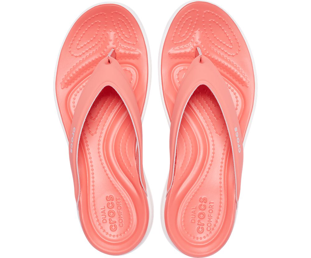 Crocs Capri V Sports Flip Sandaler Dame Lyserød | 293-ZTXADQ