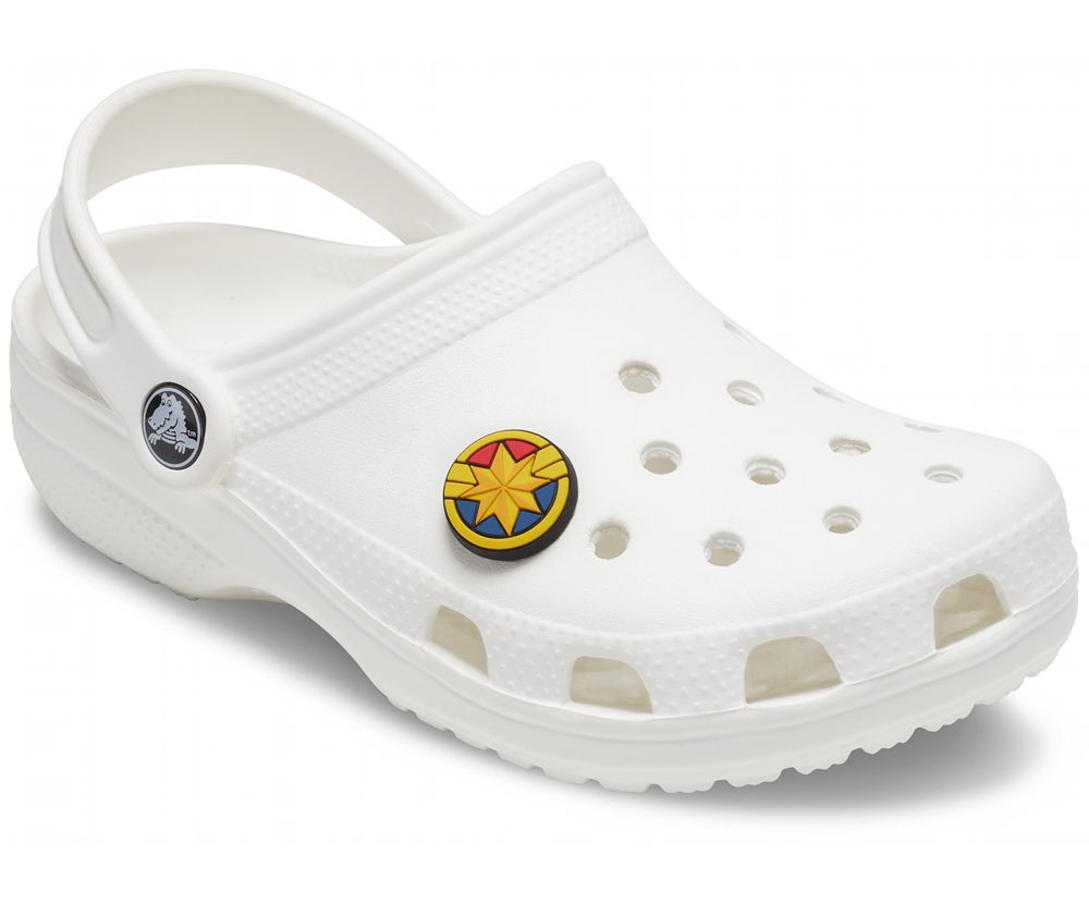 Crocs Captain Marvel Jibbitz Dame Gul | 519-TZYUGP