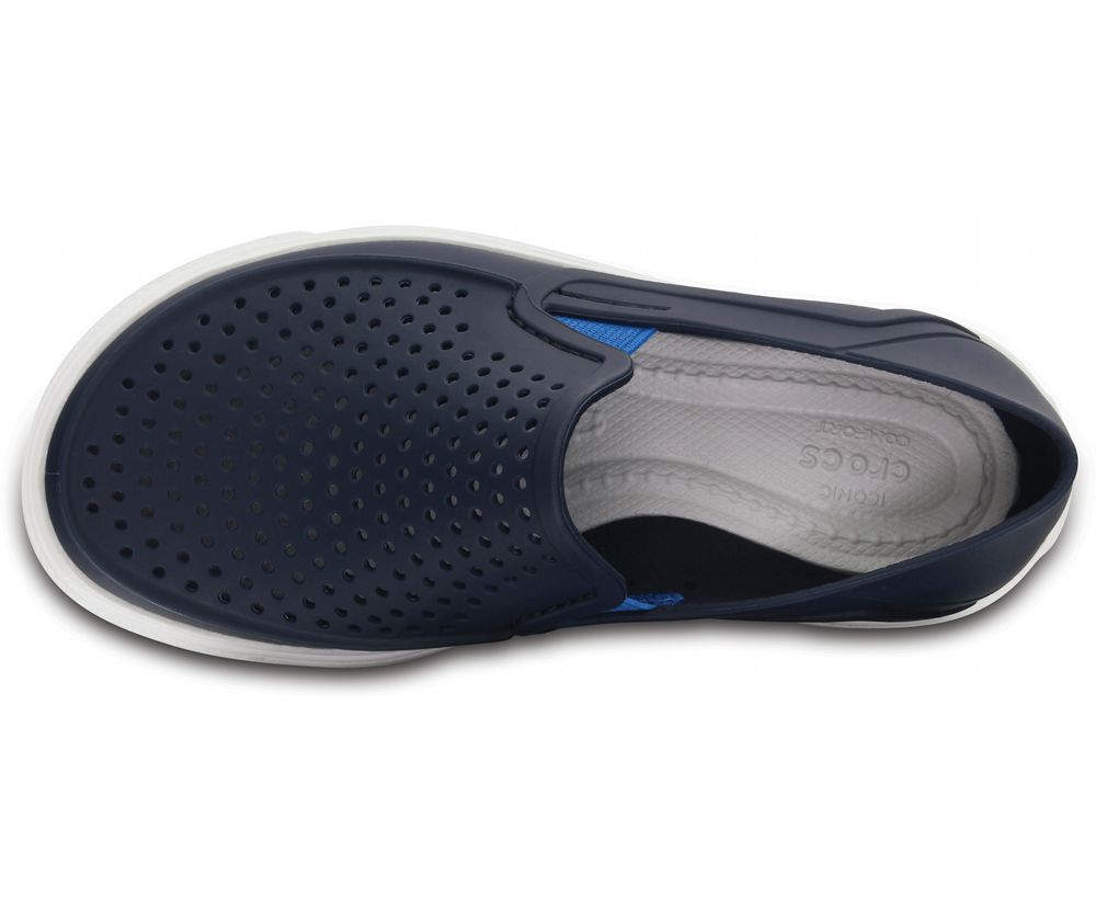 Crocs Citilane Roka Slip-On Flade Sko Pige Sort | 635-UJAQYW