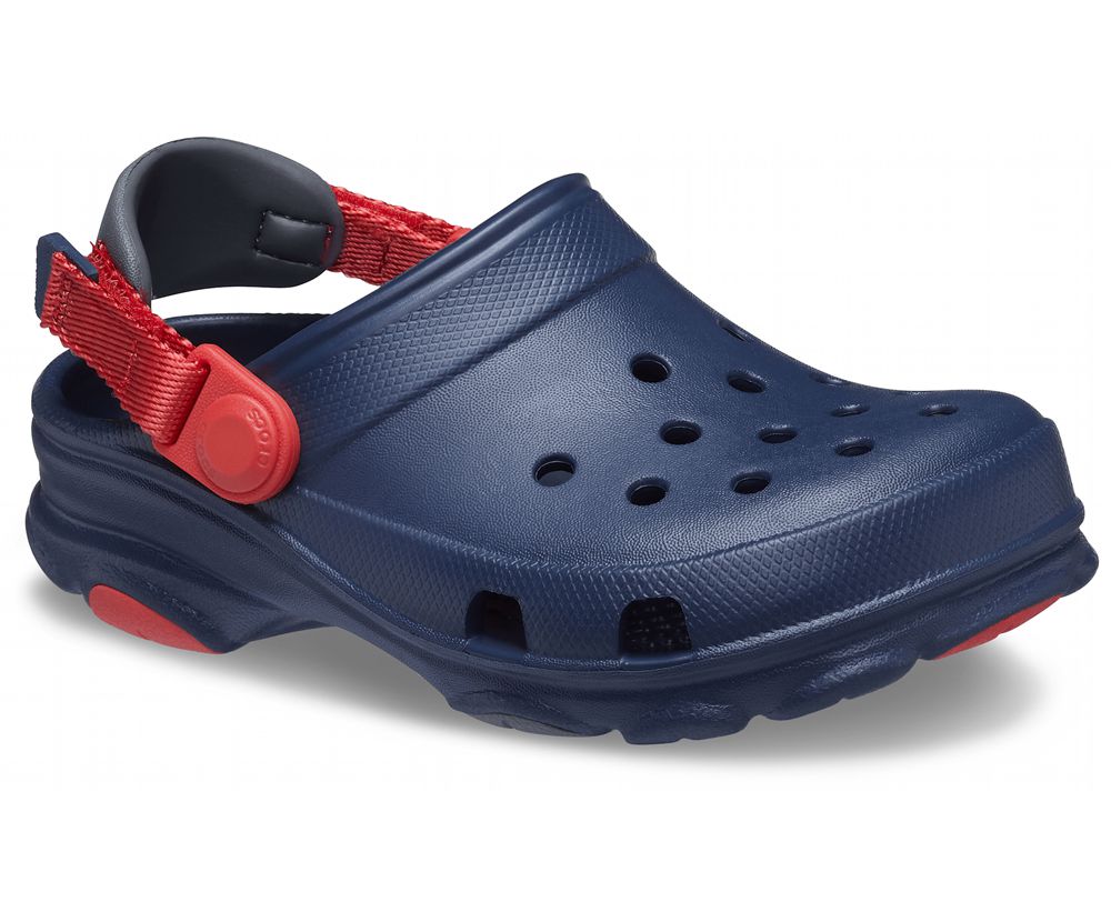 Crocs Classic All-Terrain Træsko Pige Mørkeblå | 697-LXIDWU