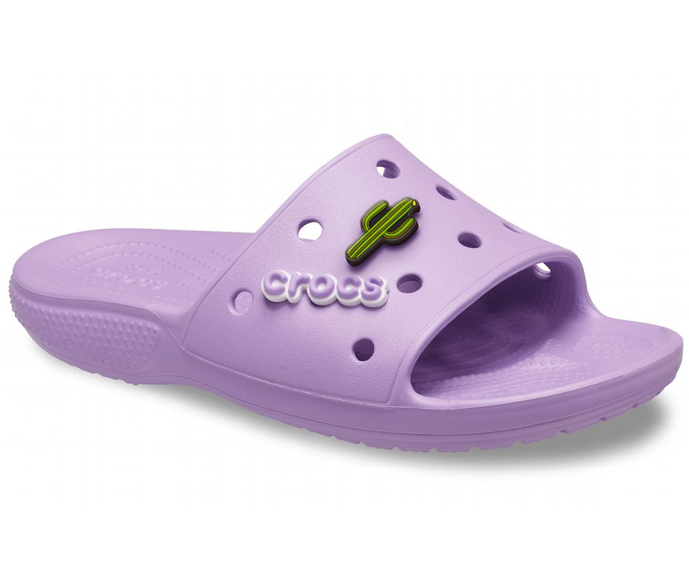 Crocs Classic Badesandaler Dame Lilla | 815-FMUVOR