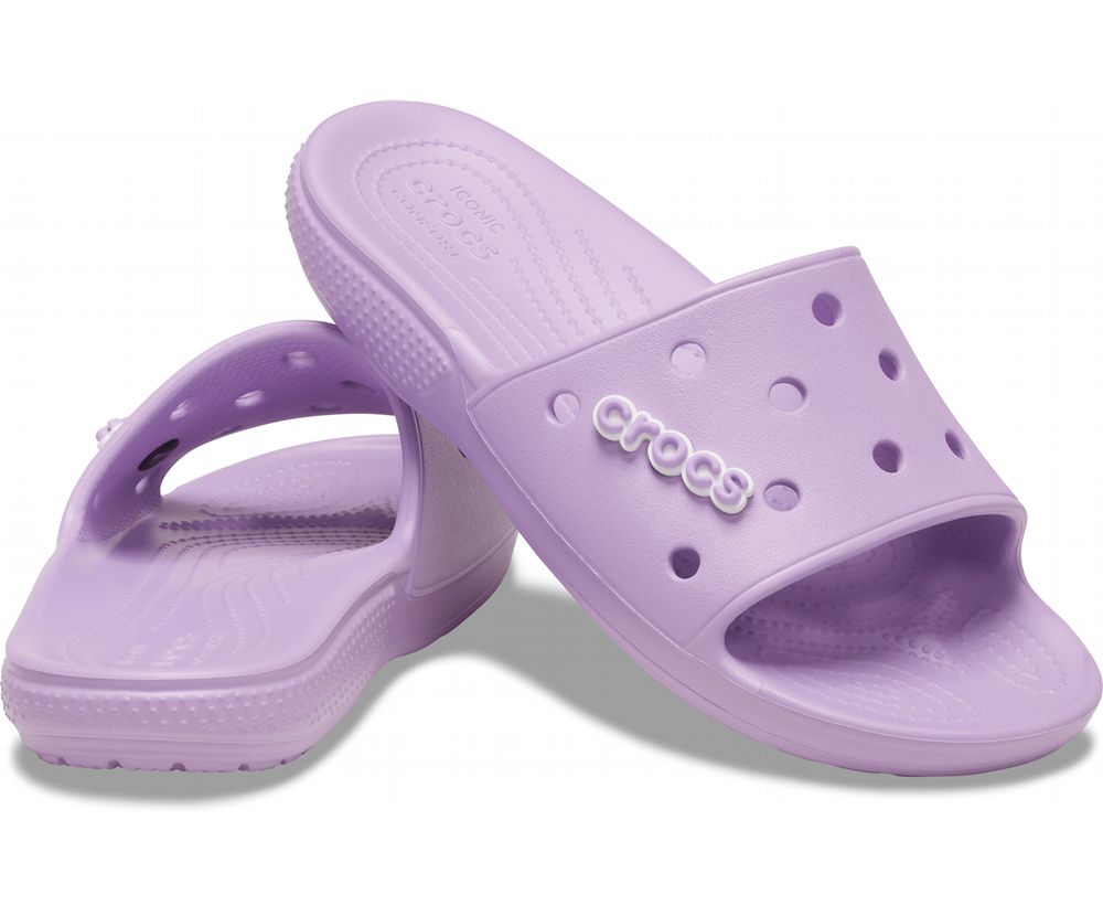 Crocs Classic Badesandaler Dame Lilla | 815-FMUVOR